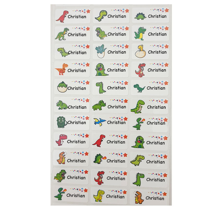 Personalised Kids Name Stickers Unicorn Stick on Labels School Tags  Waterproof -  Israel