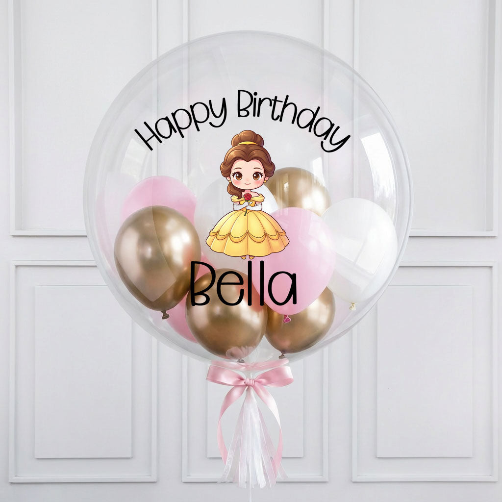 Customised Belle Bubble Balloon
