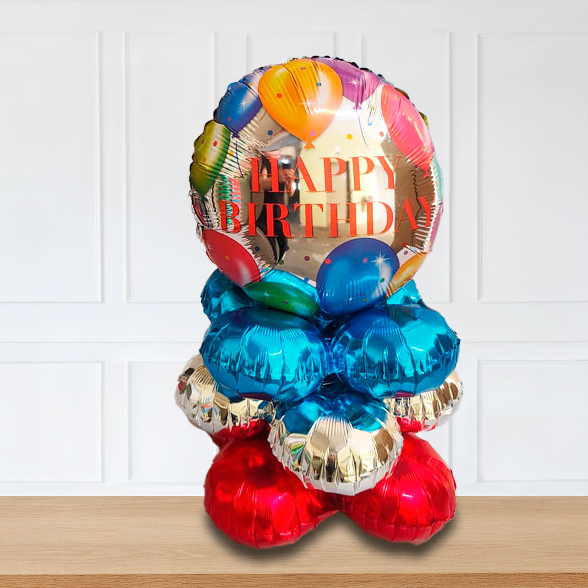 Birthday Burst Balloon Table Centerpiece