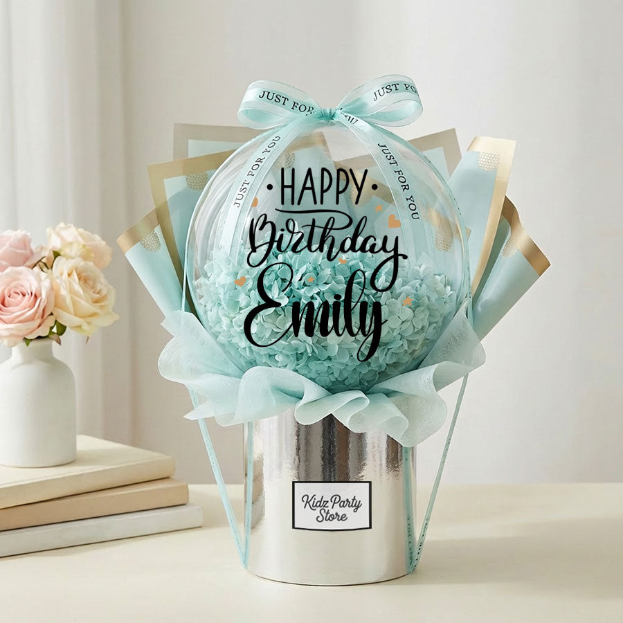 Everlasting Crystal Bloom – Blue Hydrangea | Preserved Flower Gift