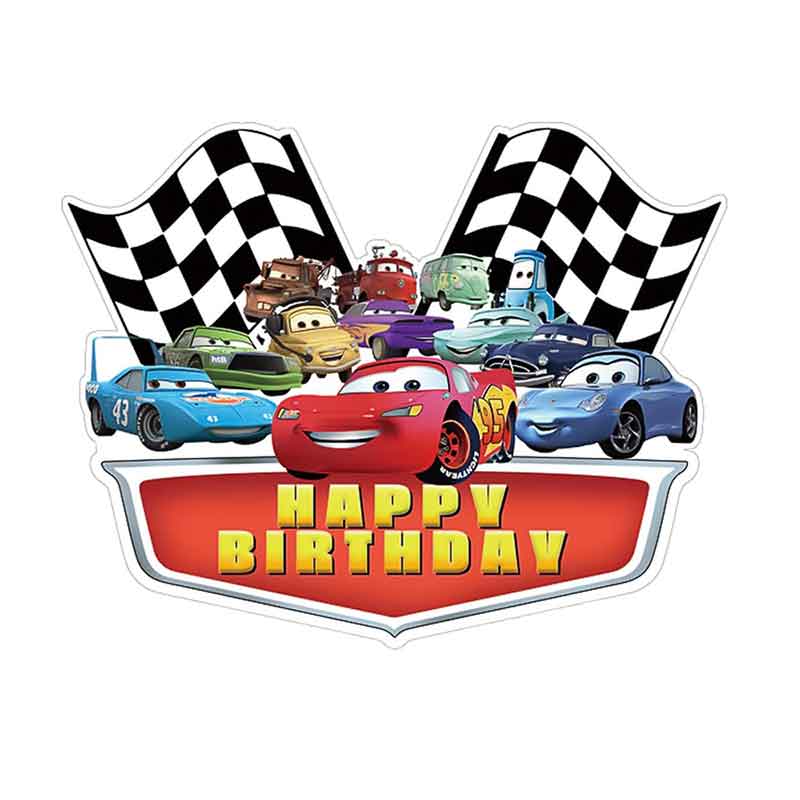 Cars World Cake Topper