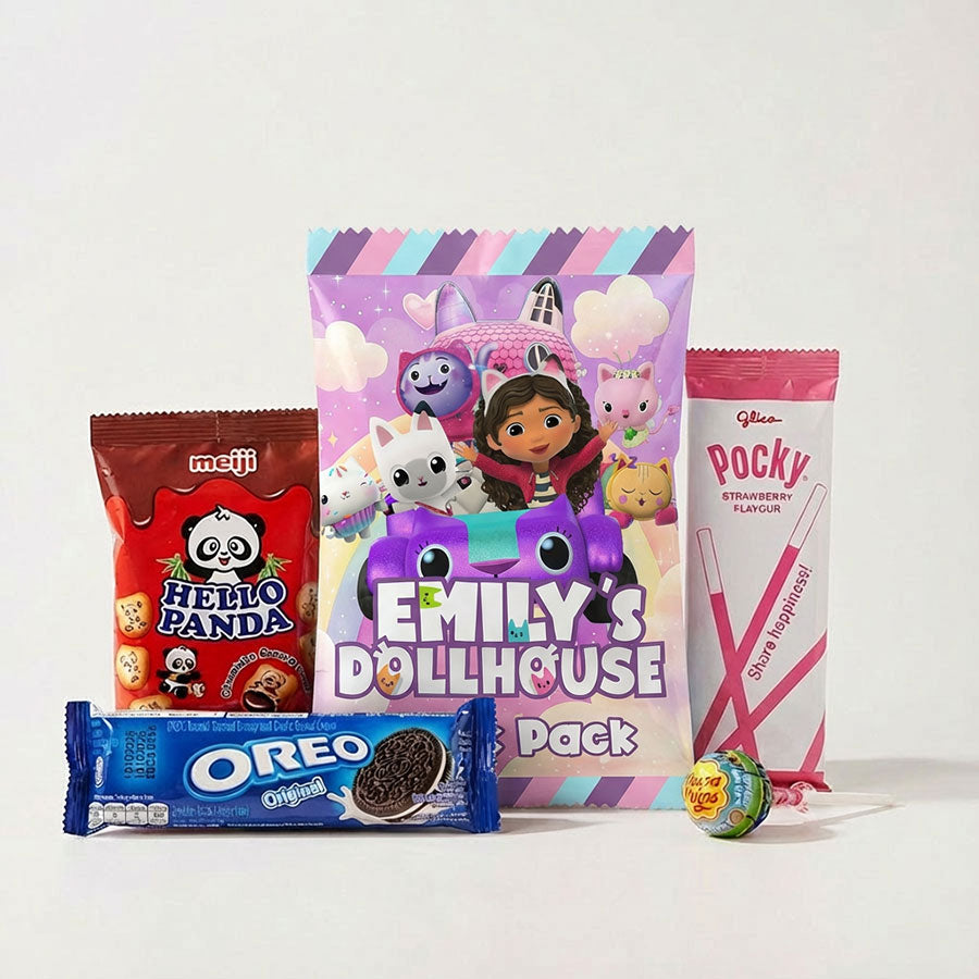 Customised Gabby Dollhouse Goody Snack Pack