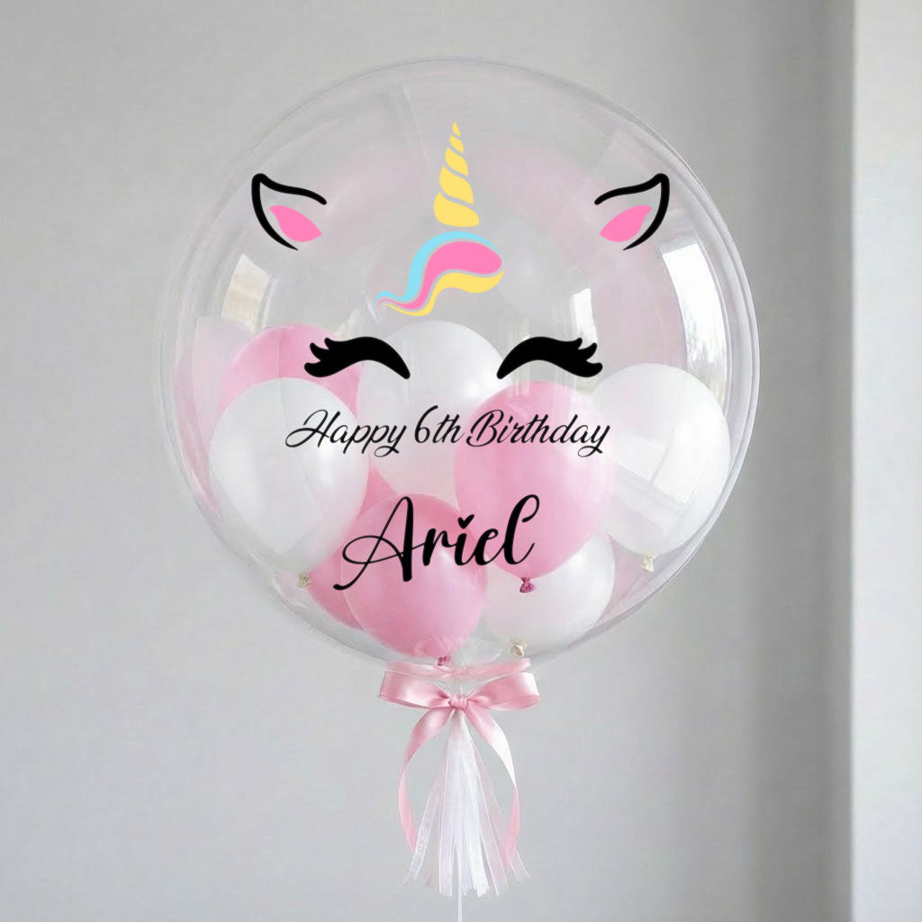 Customised Unicorn Birthday Balloon