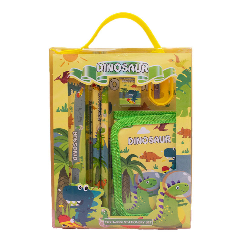 Dinosaur Stationery Wallet Gift Set