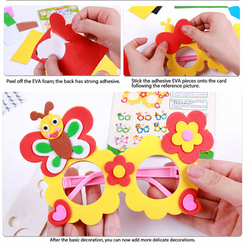 DIY Foam Glasses Craft Kit for Kids