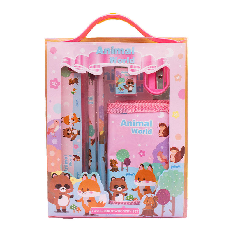 Forest Animals Stationery Wallet Gift Set