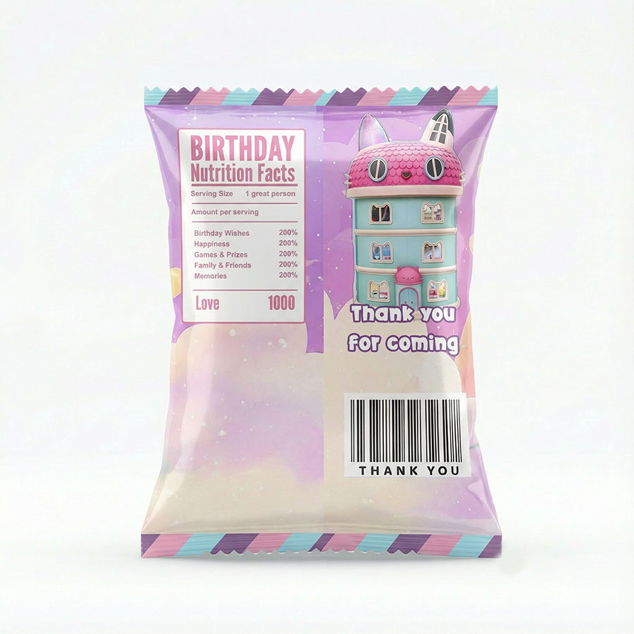 Customised Gabby Dollhouse Goody Snack Pack