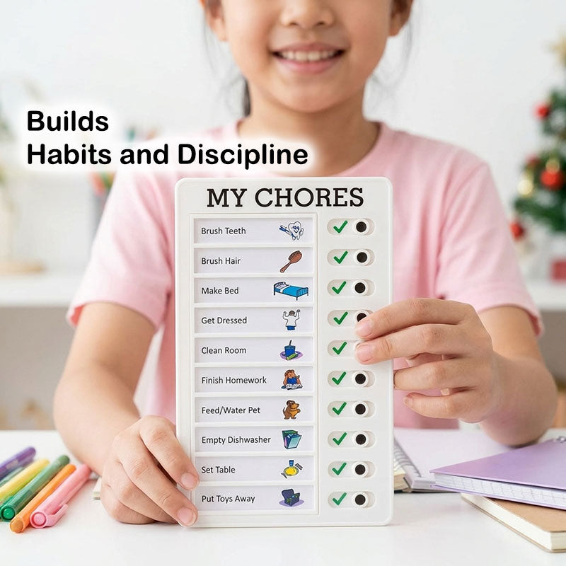 Chore Checklist Board for kids to build good habits