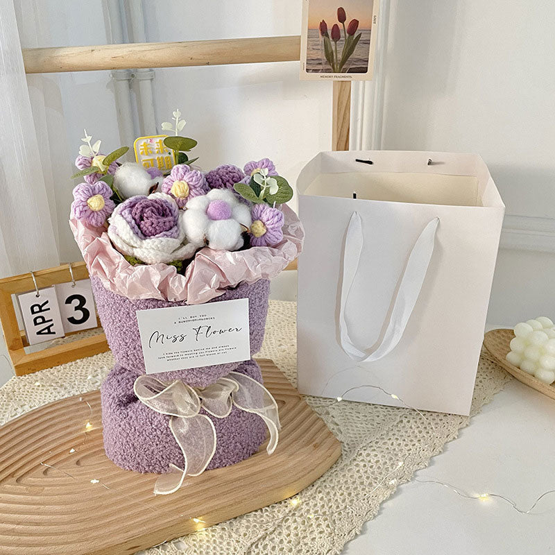 Lavender Flower Plush Toy Bouquet