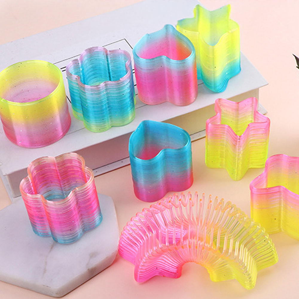 Glitter Rainbow Spring Toy