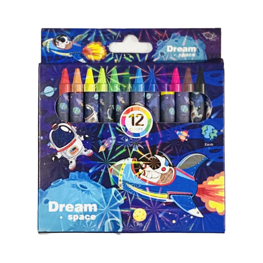 12-Colours Crayon Box