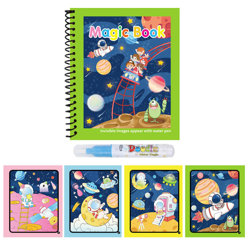 Magic Water Colouring Book