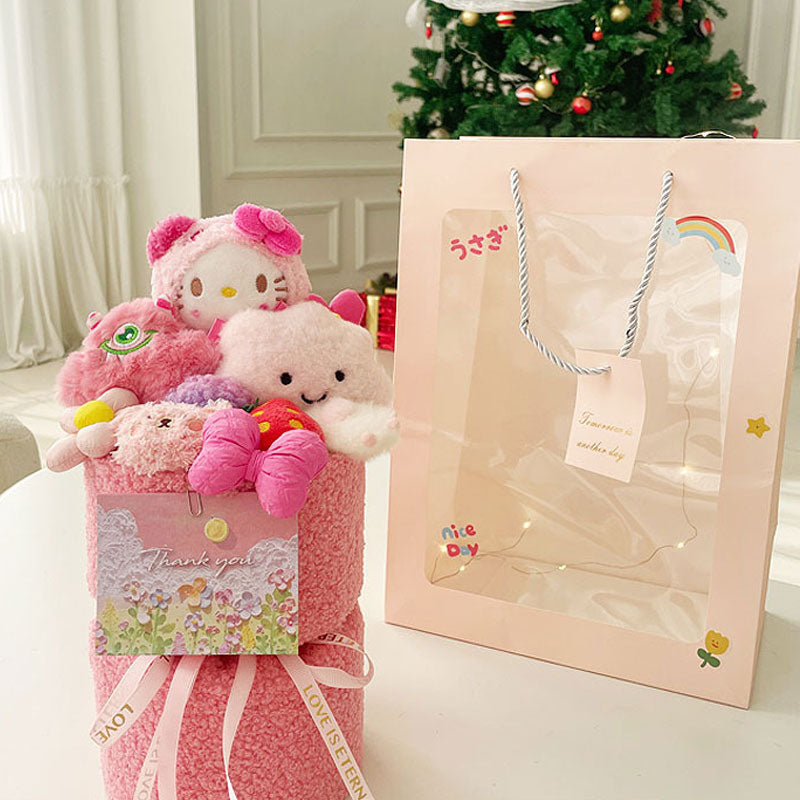Pink Hello Kitty Plush Toy Bouquet