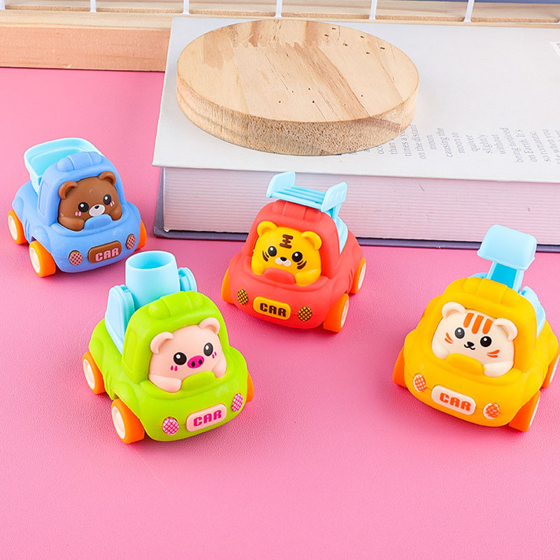Pull Back Animal Truck Toy