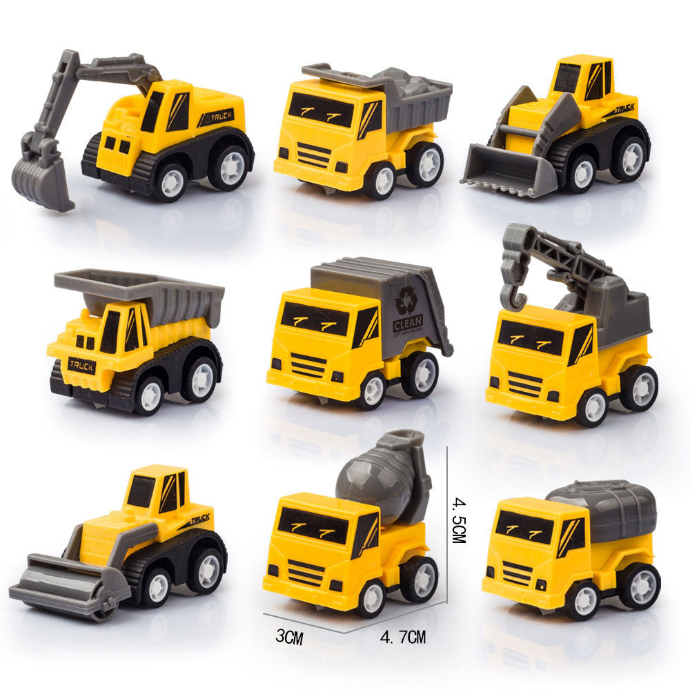 Pull Back Construction Truck Toy