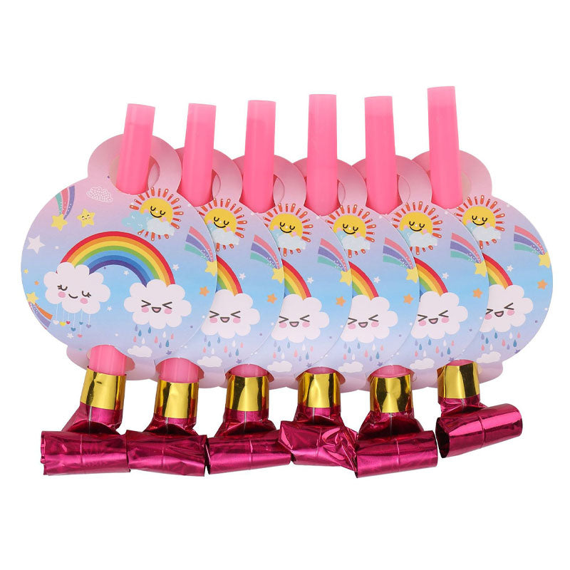Rainbow Clouds Party Blowouts