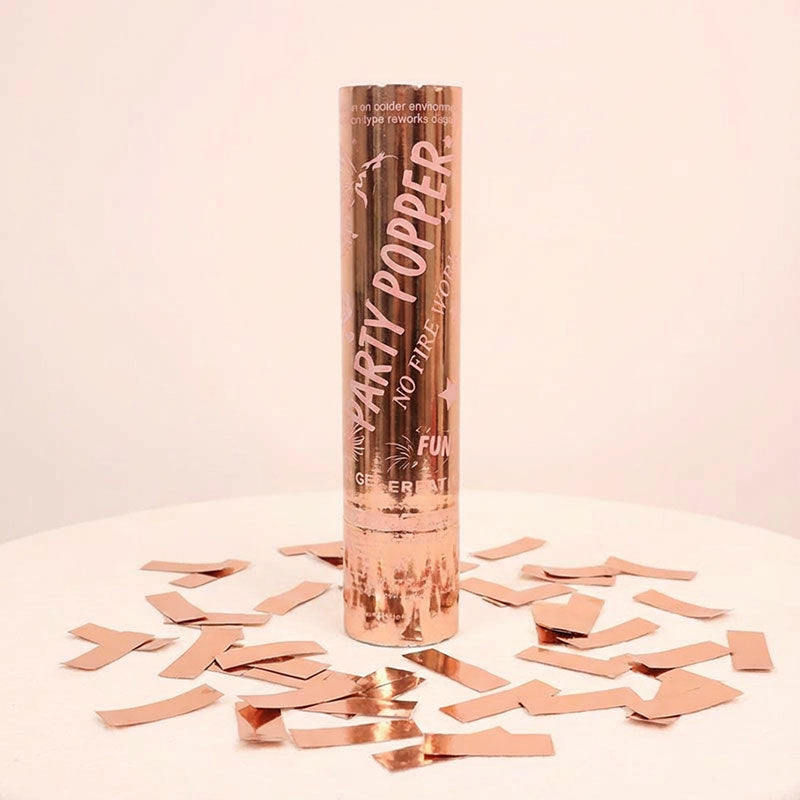 Rose Gold Foil Confetti Popper
