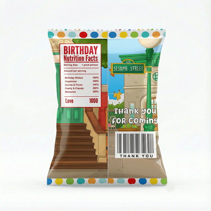 Customised Sesame Street Goody Snack Pack