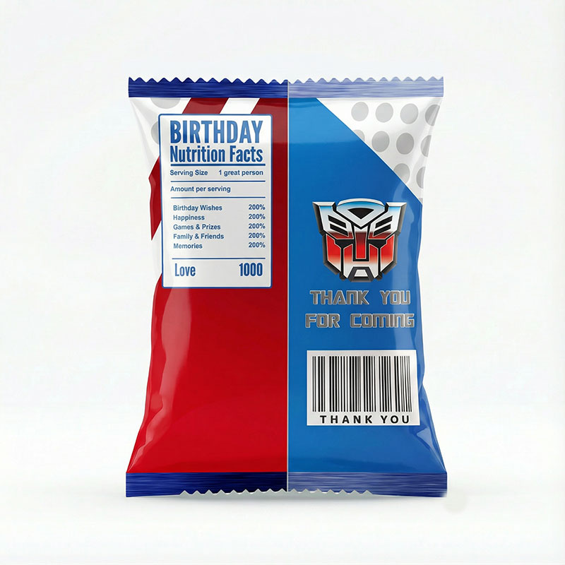 Customised Transformers Goody Snack Pack