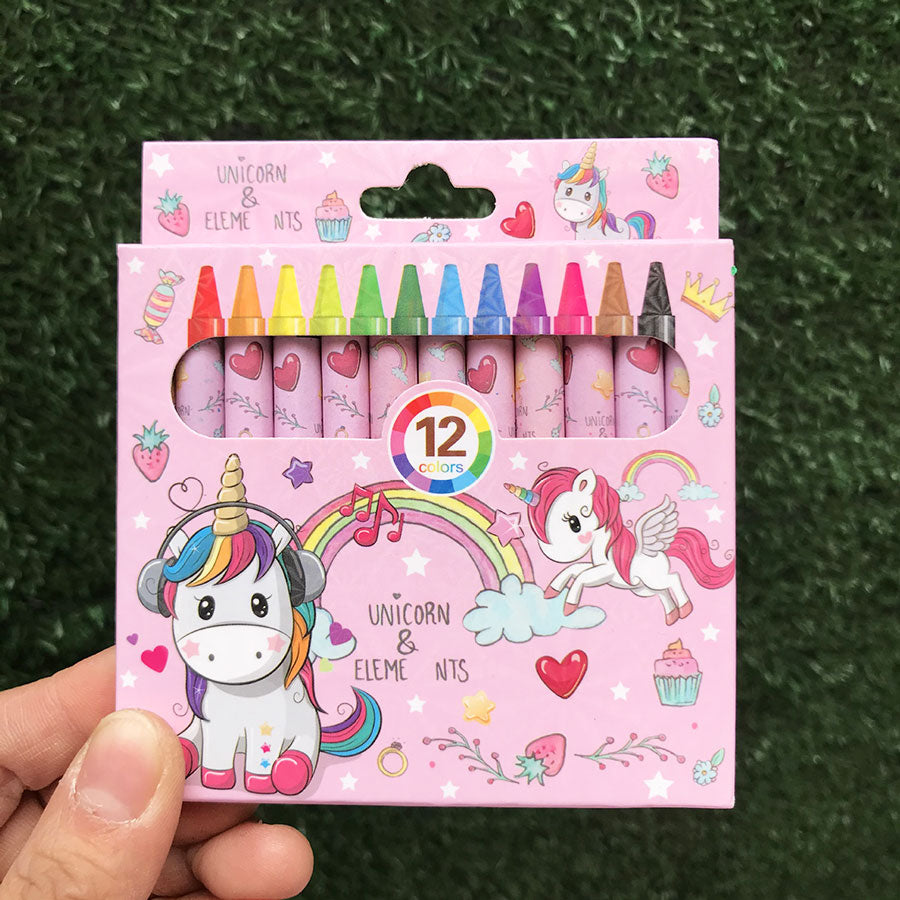 12-Colours Crayon Box