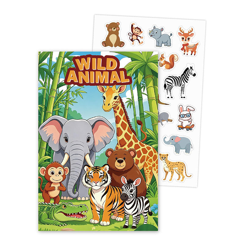 Stickers & Colouring Book
