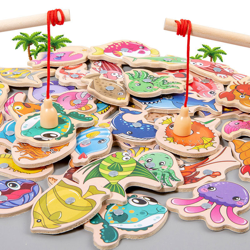 Wooden Magnetic Fishing Toy