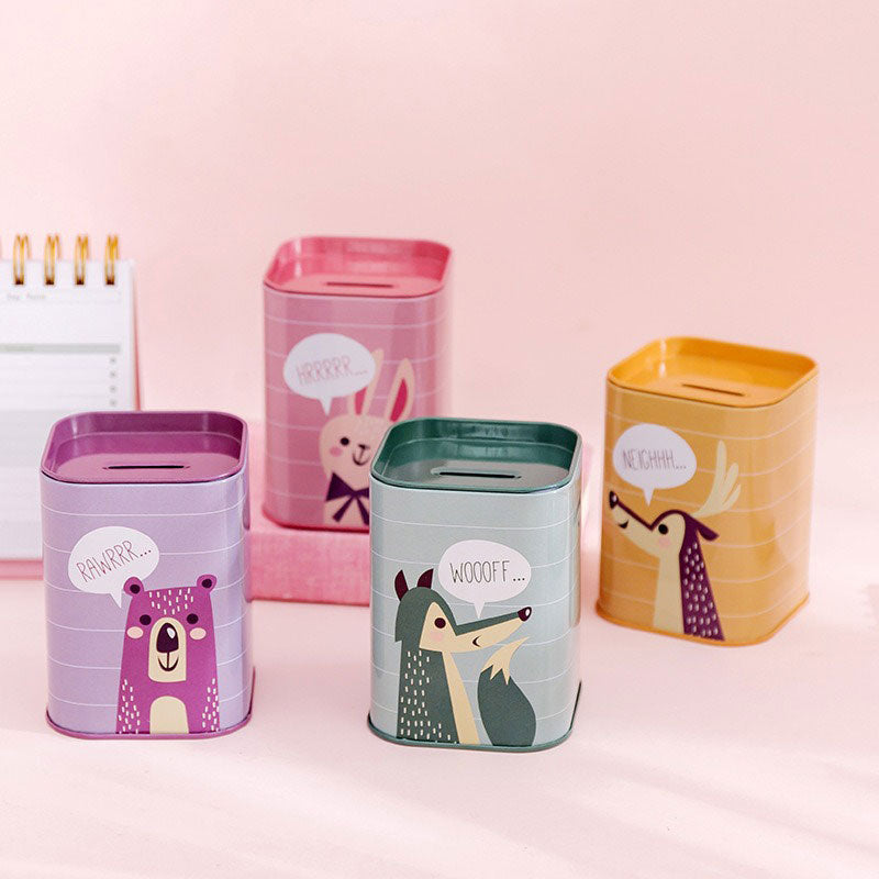 Cute Tin Money Bank