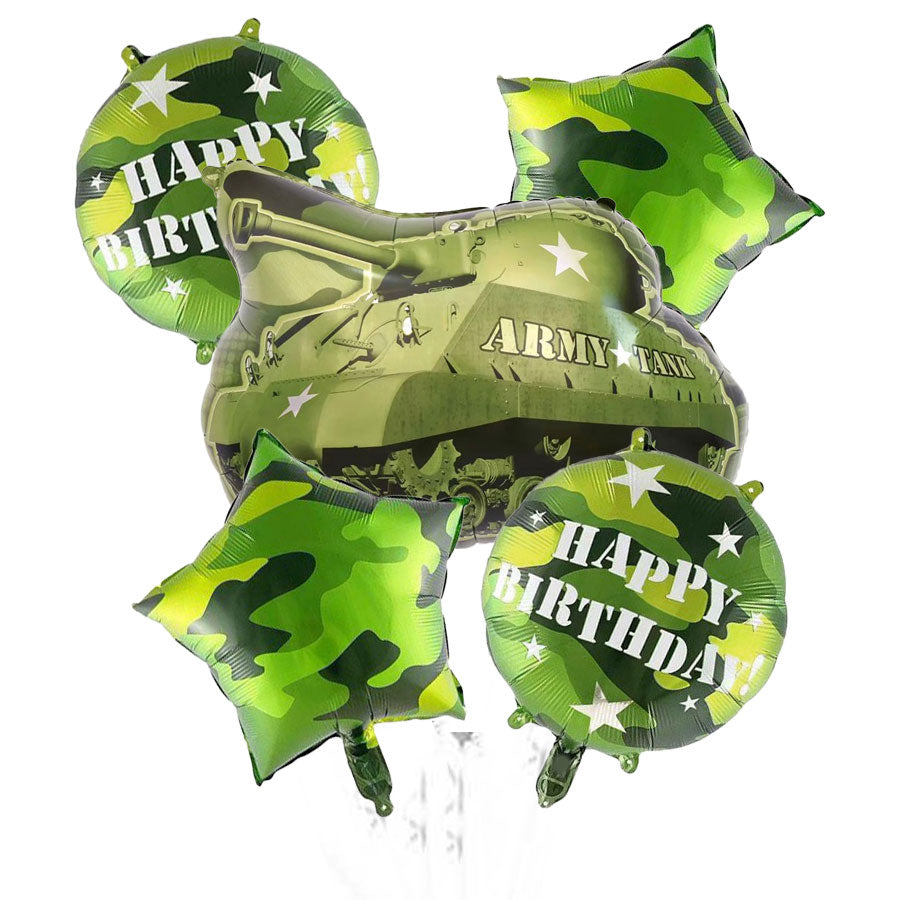 Army Tank Balloon Bouquet