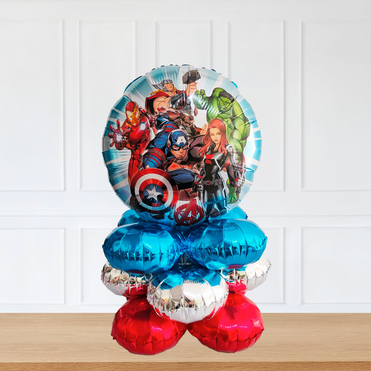 Avengers Balloon Table Centerpiece