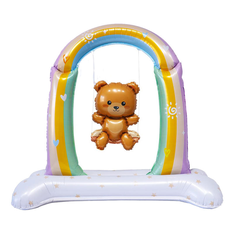 40" Baby Teddy Bear Swing Standing Balloon