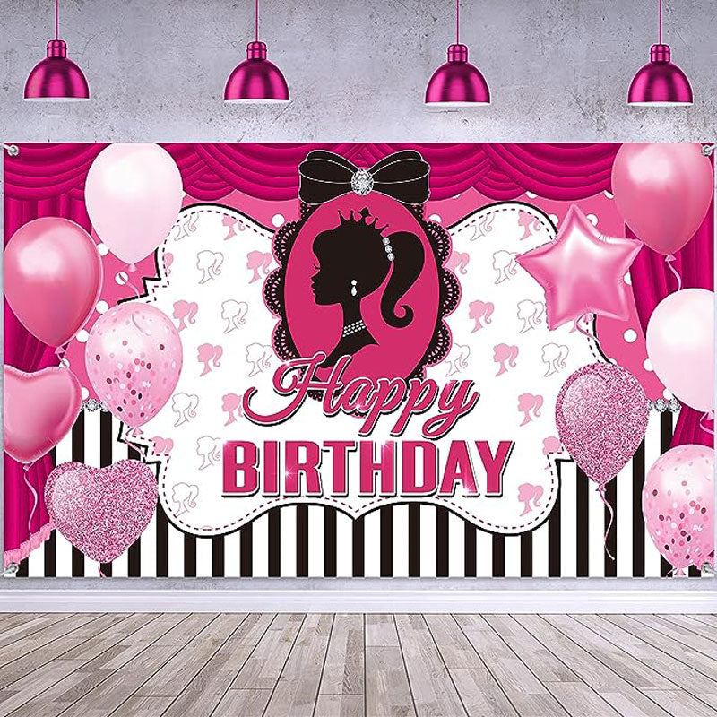 Barbie Fashion Fabric Backdrop Banner