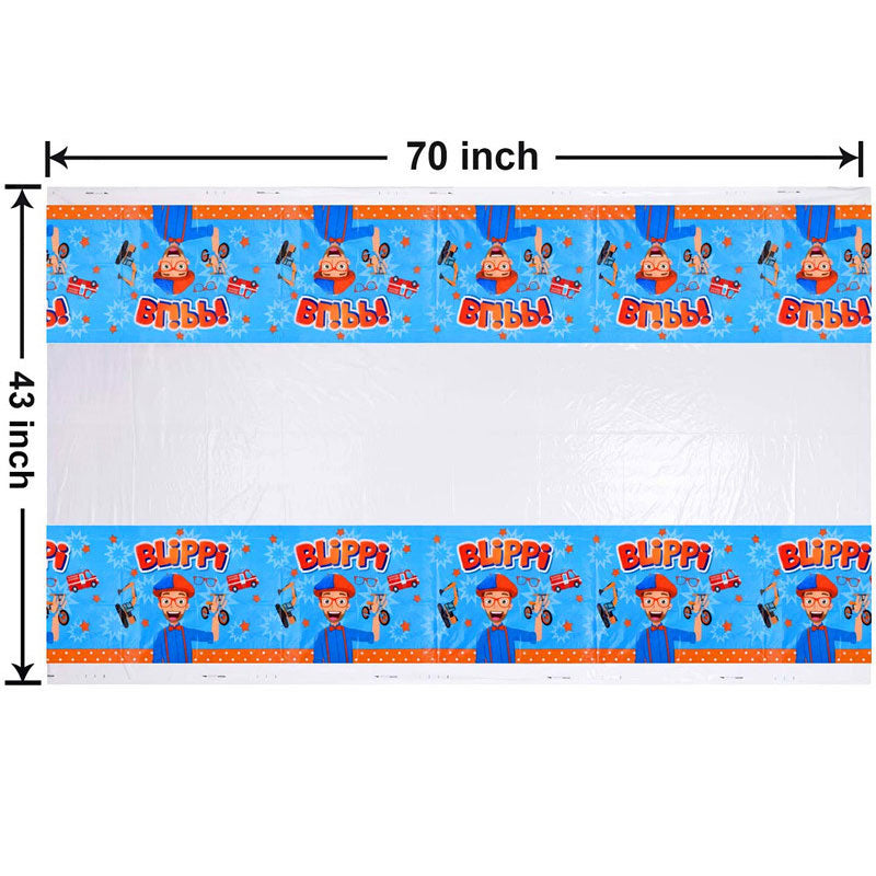 Blippi Birthday Table Cover