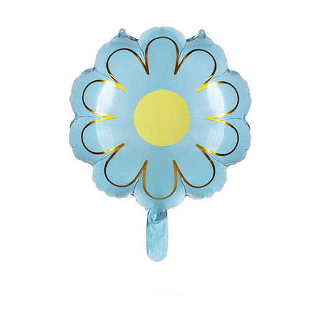 18" Blue Flower Decoration Balloon
