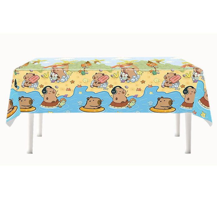 Capybara Party Table Cover