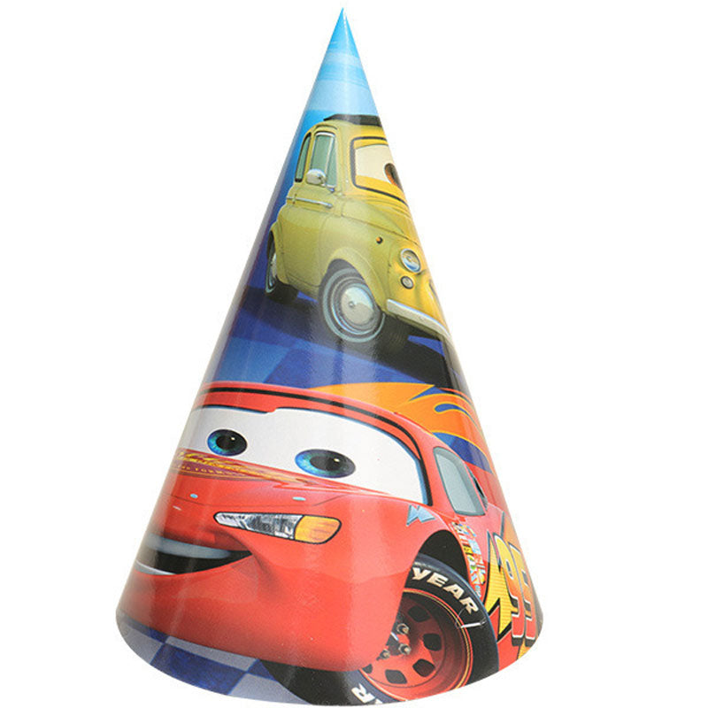 Cars World Party Cone Hats (6pc)