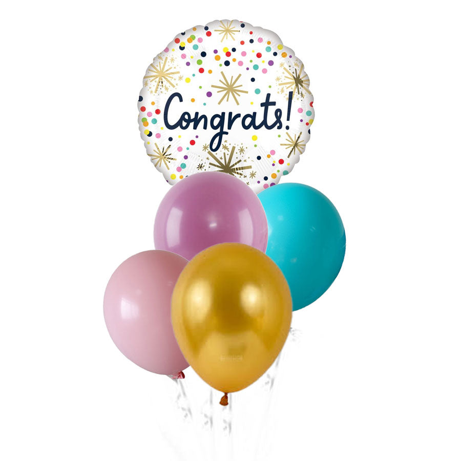Congrats Sprinkles Balloon Bouquet