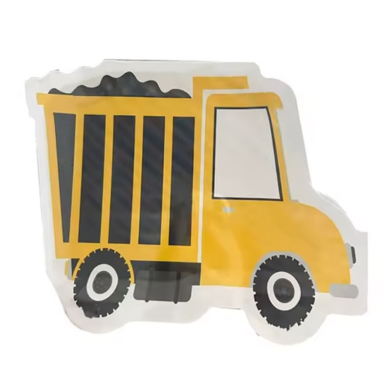 Construction Truck Shaped Party Plates (8pc)
