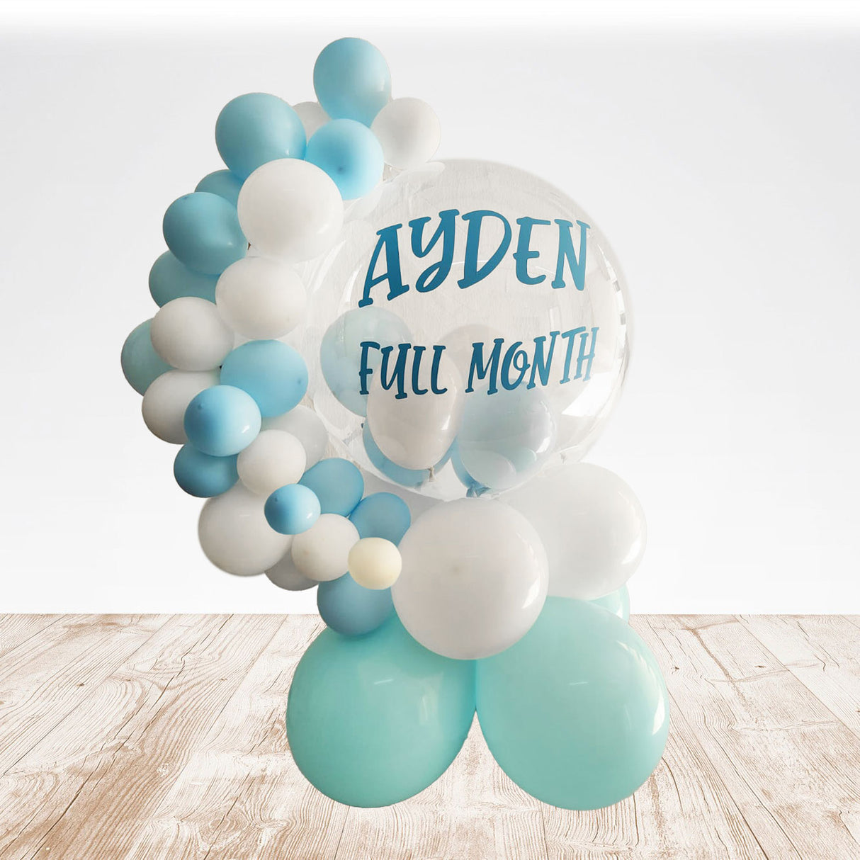 Custom Newborn Baby in Crystal Balloon Gift