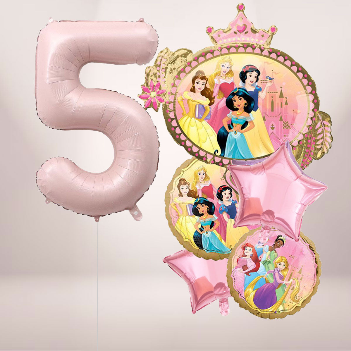 Disney Princesses and Jumbo Number Balloon Set