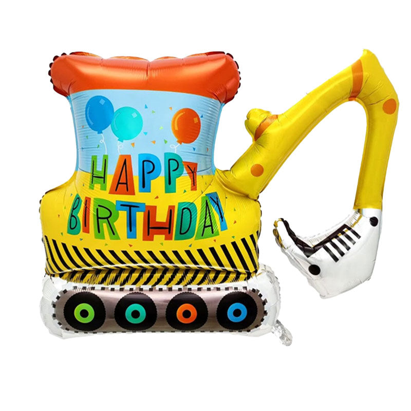 35" Excavator Truck Balloon