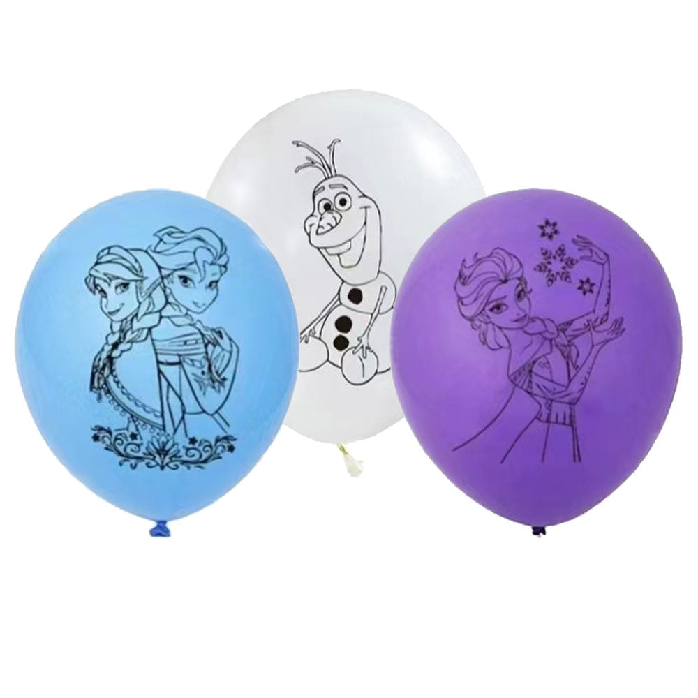 11" Frozen Latex Balloons (6PC)