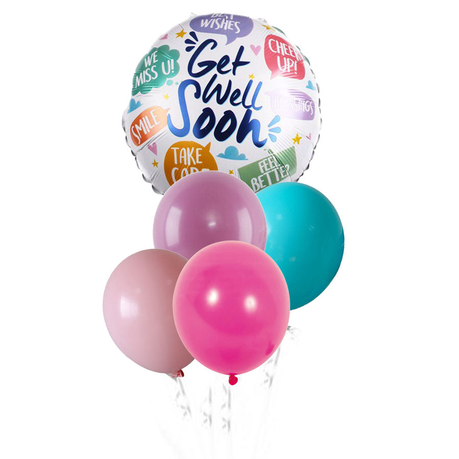 Get Well Wishes Balloon Bouquet