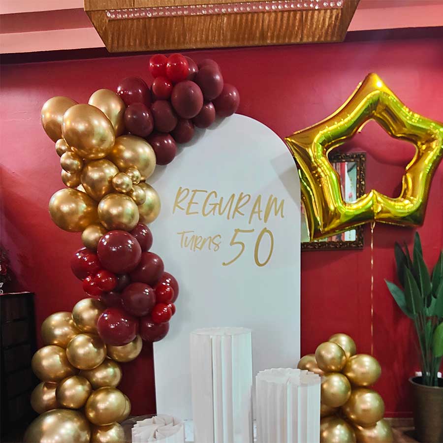 40" Rose Gold Star Foil Balloon