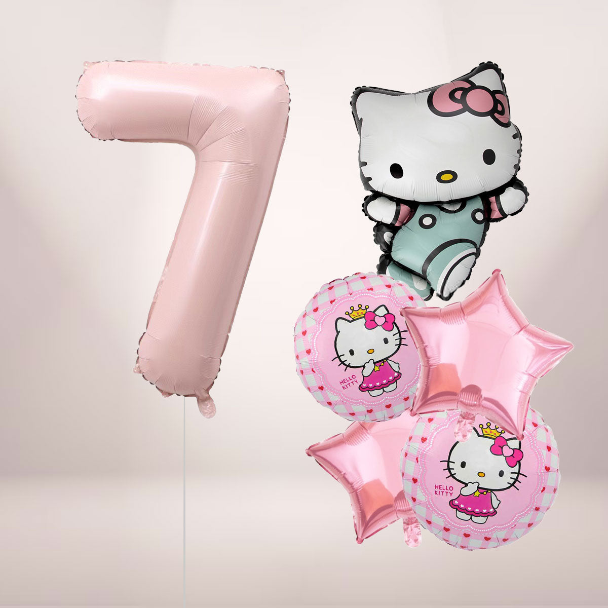 Hello Kitty and Jumbo Number Balloon Set