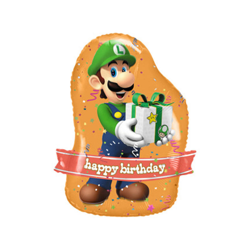 25" Luigi Happy Birthday Balloon