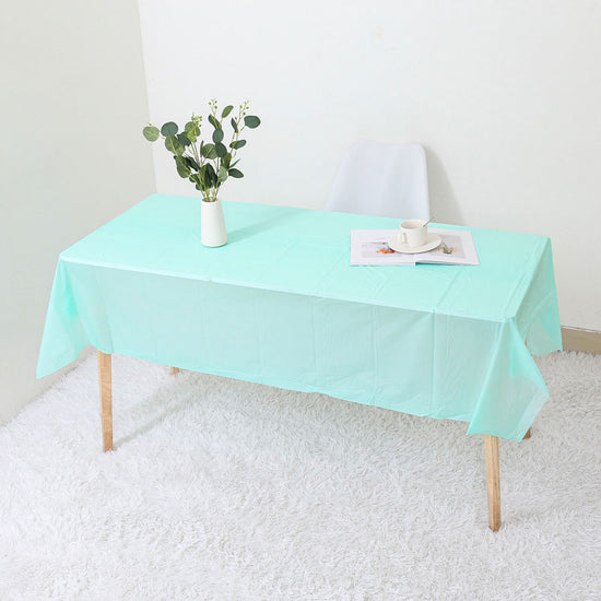 Macaron Green Plastic Table Cover (274cm)