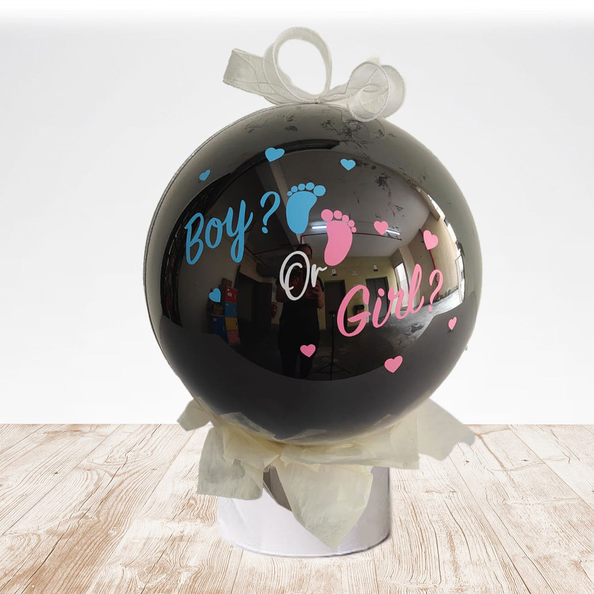 Mess-Free Gender Reveal Burst Crystal Balloon