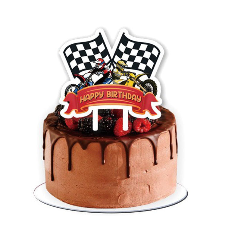 Motocross Cake Topper