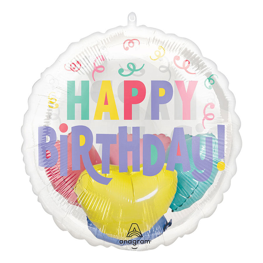 20" Pastel Confetti Birthday Insider Balloon