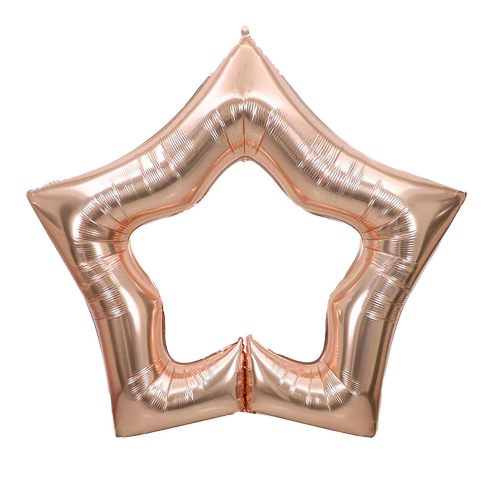 Rose Gold Star Foil Balloon
